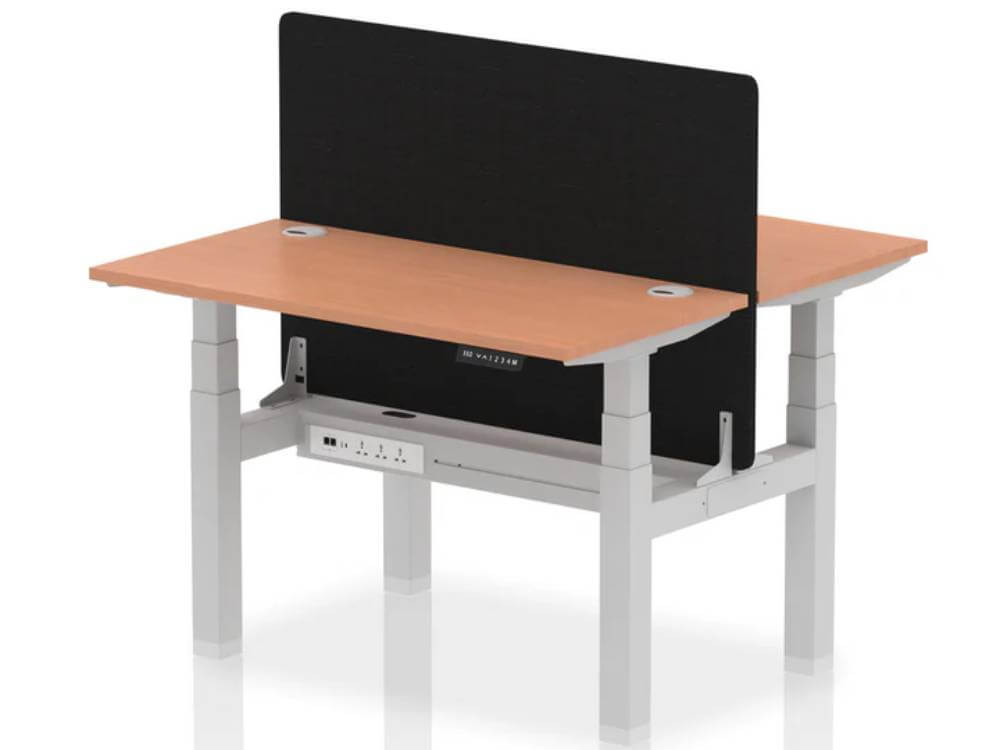 Airica 1 Back To Back Height Adjustable Desk For 2, 4 And 6 Person 02 Airica 1 Back To Back Height Adjustable Desk For 2, 4 And 6 Person 02