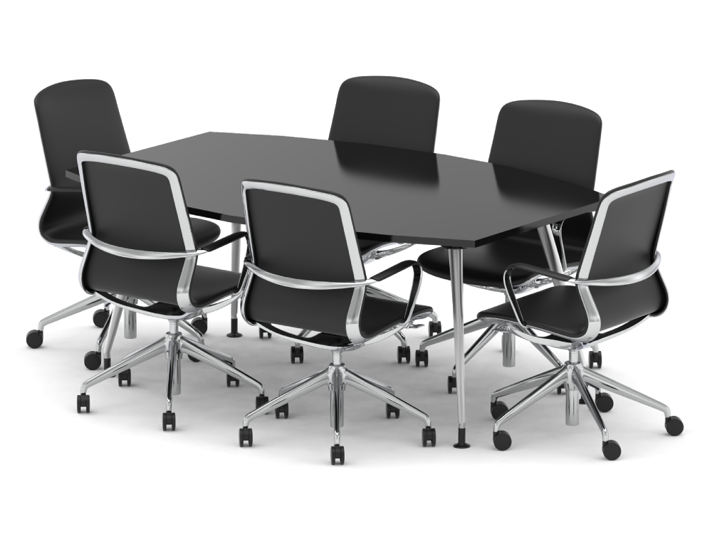 Hilario And Louis Bundle High Gloss Barrel Shape Meeting Table With Medium Back Chair 01 Img Hilario And Louis Bundle High Gloss Barrel Shape Meeting Table With Medium Back Chair 01 Img
