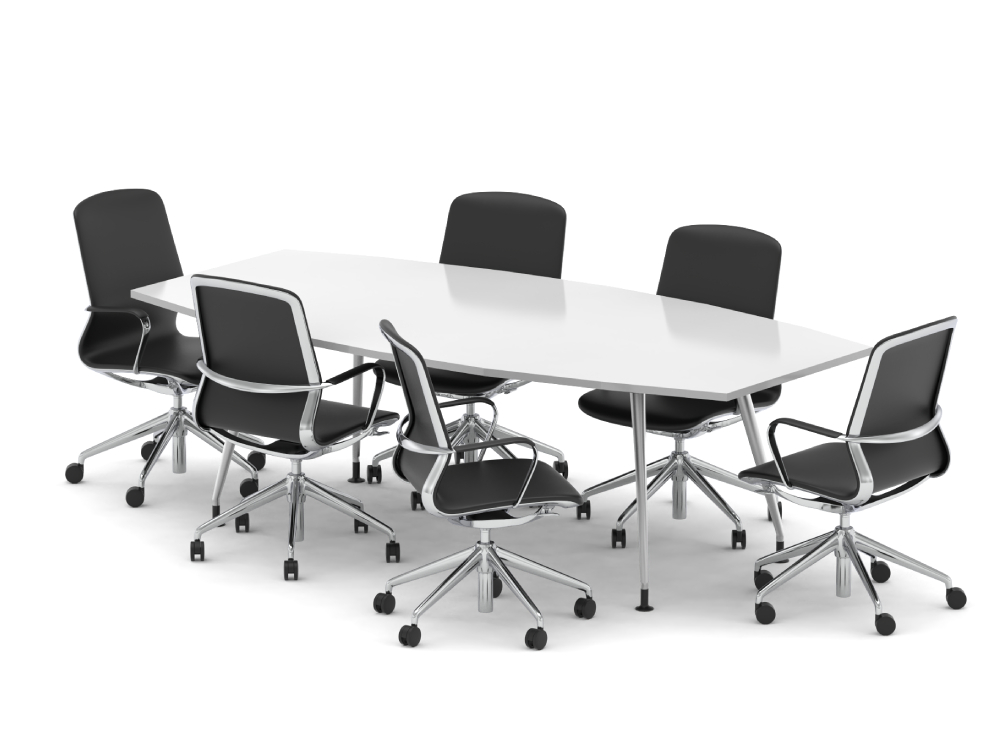 Hilario And Louis Bundle High Gloss Barrel Shape Meeting Table With Medium Back Chair 04 Img Hilario And Louis Bundle High Gloss Barrel Shape Meeting Table With Medium Back Chair 04 Img