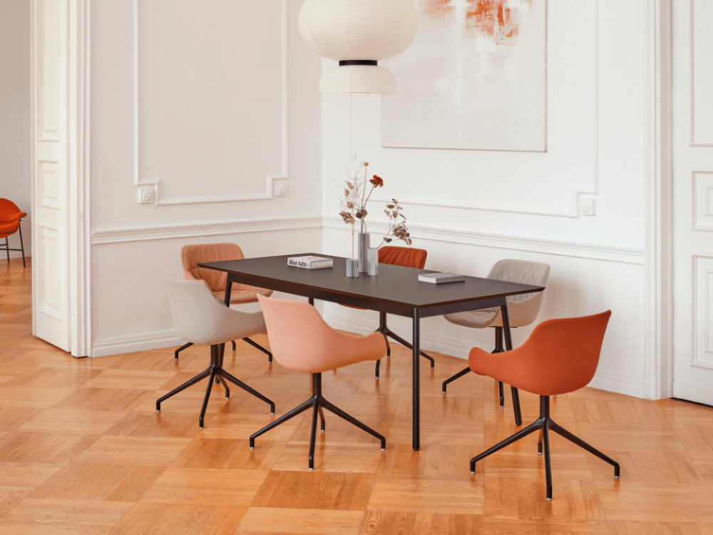 Unoti And Balta Bundle Meeting Table With Chair Main Image Unoti And Balta Bundle Meeting Table With Chair Main Image