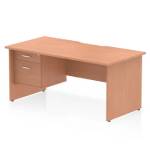 Desk with 2 Drawer Pedestal