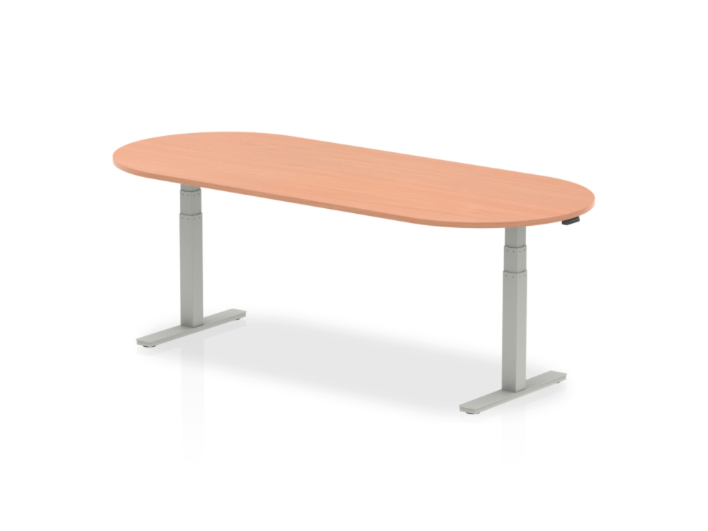 Etta 6 D End Shaped Height Adjustable Meeting Table Main Img Etta 6 D End Shaped Height Adjustable Meeting Table Main Img