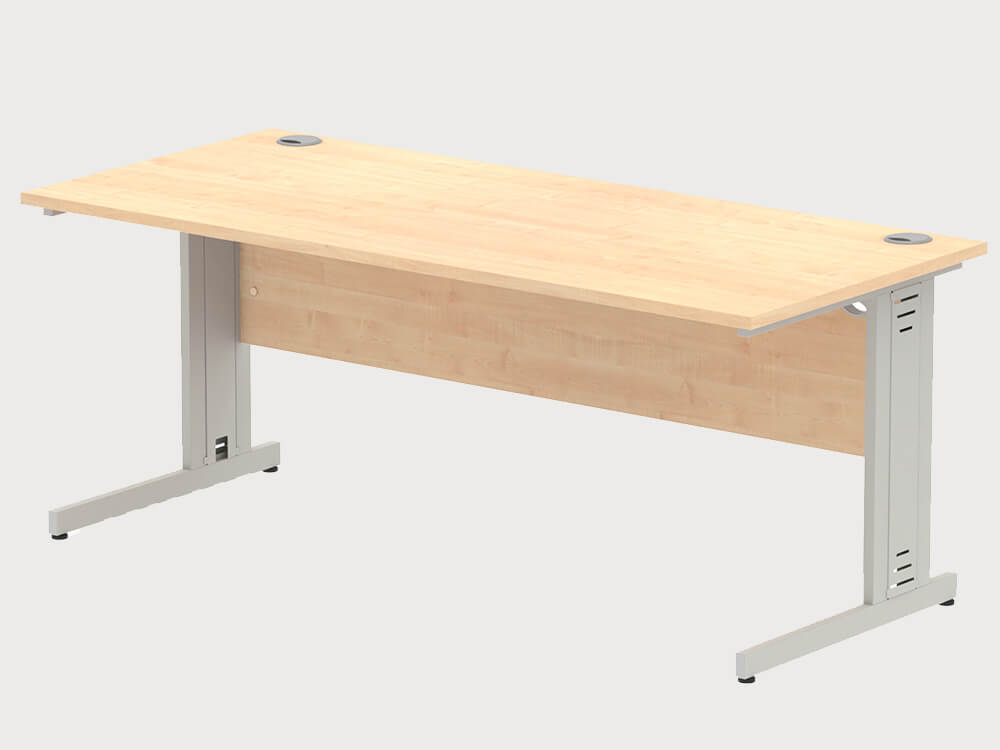 Imara 5 Straight Desk With Modesty Panel And Cable Managed Legs 10 Imara 5 Straight Desk With Modesty Panel And Cable Managed Legs 10