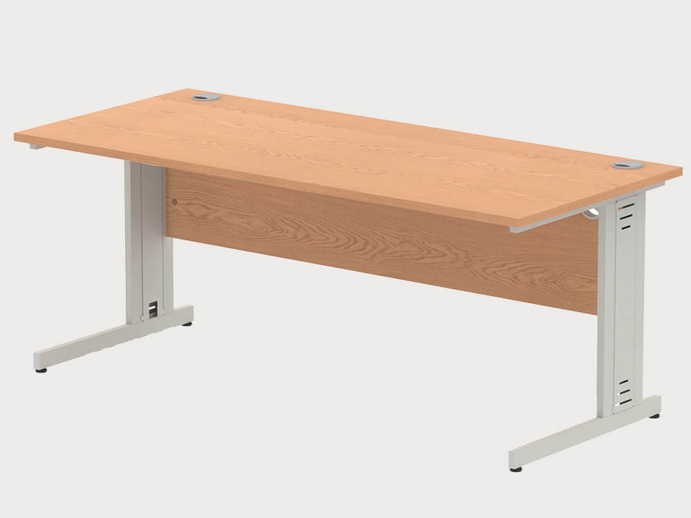 Imara 5 Straight Desk With Modesty Panel And Cable Managed Legs 11 Imara 5 Straight Desk With Modesty Panel And Cable Managed Legs 11