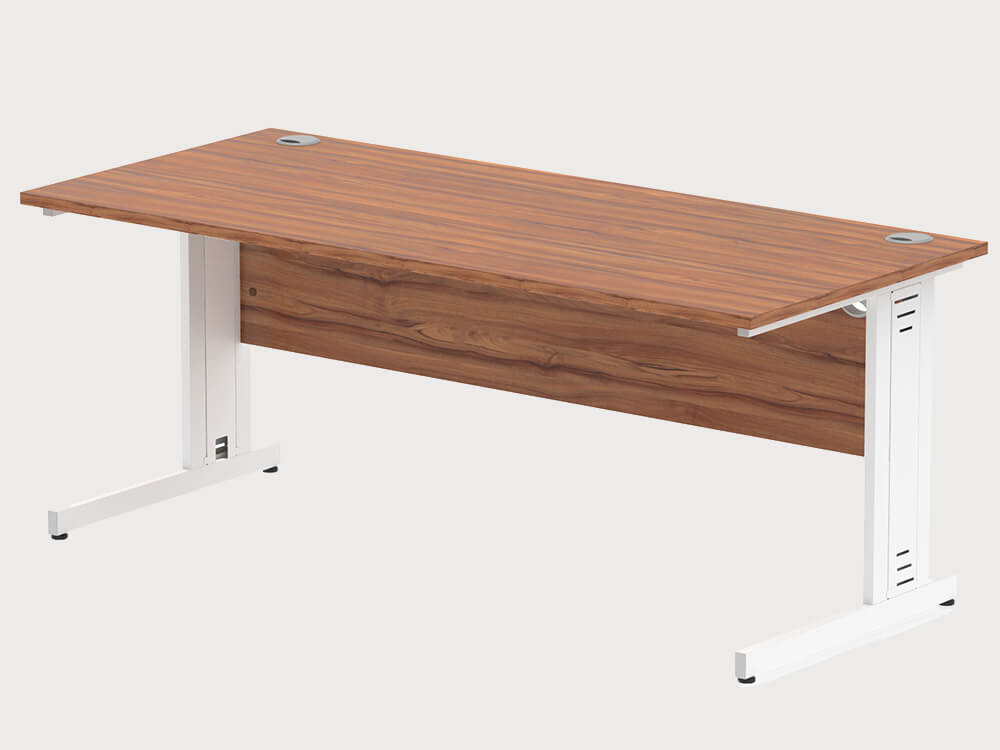 Imara 5 Straight Desk With Modesty Panel And Cable Managed Legs 15 Imara 5 Straight Desk With Modesty Panel And Cable Managed Legs 15