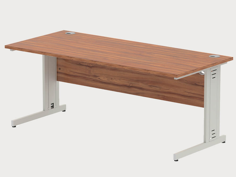 Imara 5 Straight Desk With Modesty Panel And Cable Managed Legs 9 Imara 5 Straight Desk With Modesty Panel And Cable Managed Legs 9