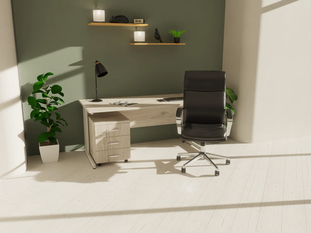 Imara 6 Straight Desk With Mobile Pedestal And Cantilever Legs 2 Imara 6 Straight Desk With Mobile Pedestal And Cantilever Legs 2