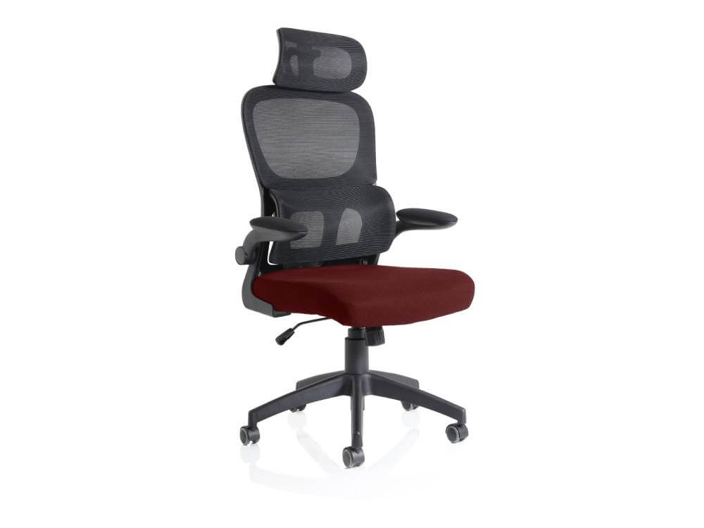 Isra Task Operator Mesh Back Fabric Seat With Headrest 08 Img Isra Task Operator Mesh Back Fabric Seat With Headrest 08 Img