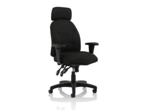 Jelica High Back Black Fabric Task Chair Main Img