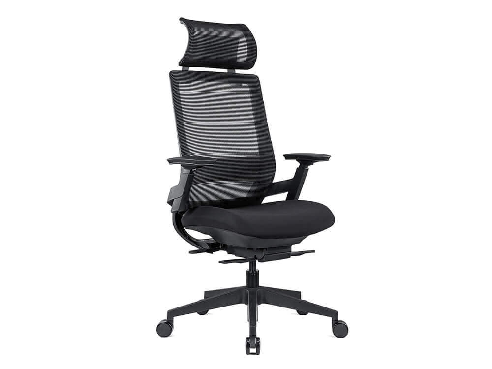 Mariya Black Ergonomic Mesh Task Chair With Optional Headrest 1 Mariya Black Ergonomic Mesh Task Chair With Optional Headrest 1