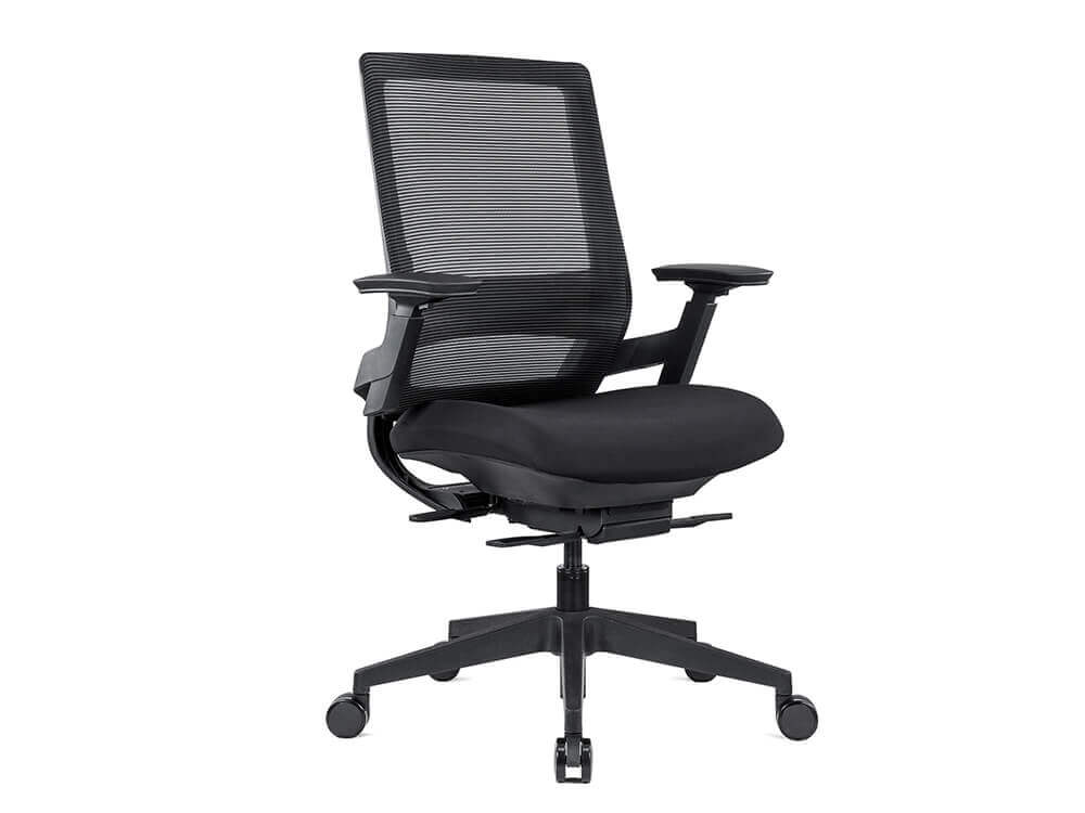 Mariya Black Ergonomic Mesh Task Chair With Optional Headrest Mariya Black Ergonomic Mesh Task Chair With Optional Headrest