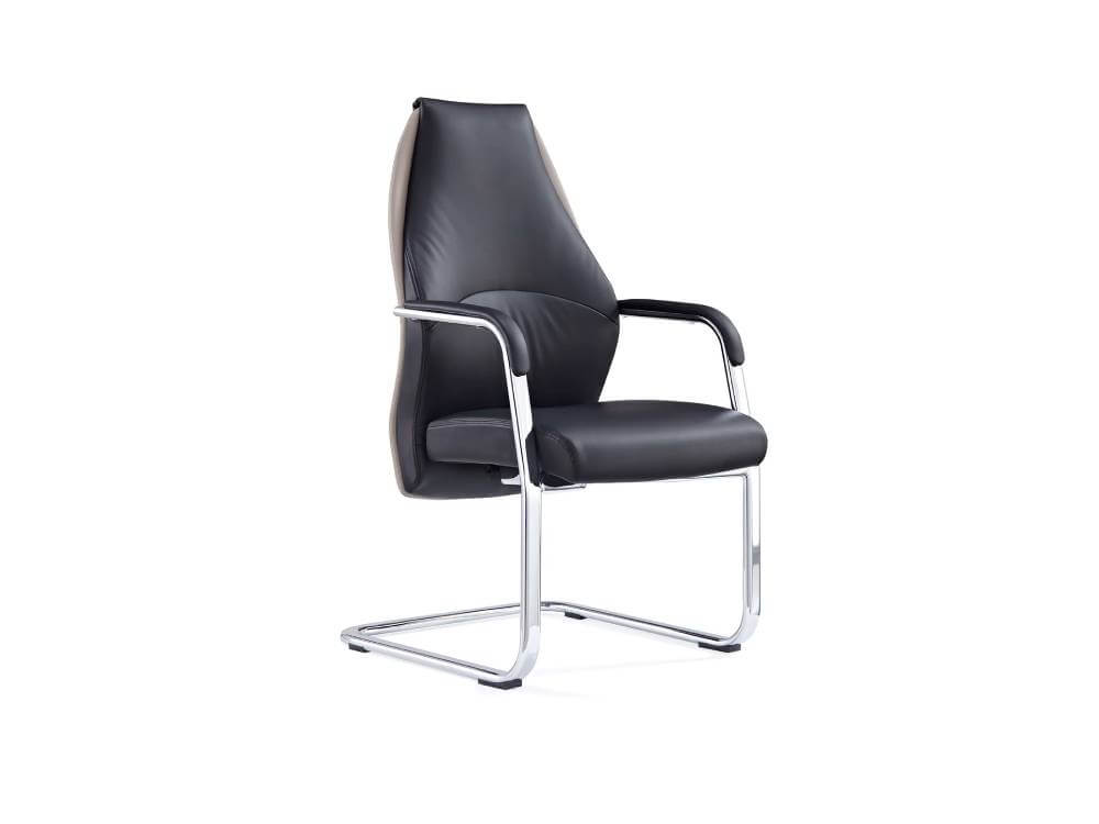 Miel 1 High Back Leather Cantilever Visitor Chair 03 Img Miel 1 High Back Leather Cantilever Visitor Chair 03 Img