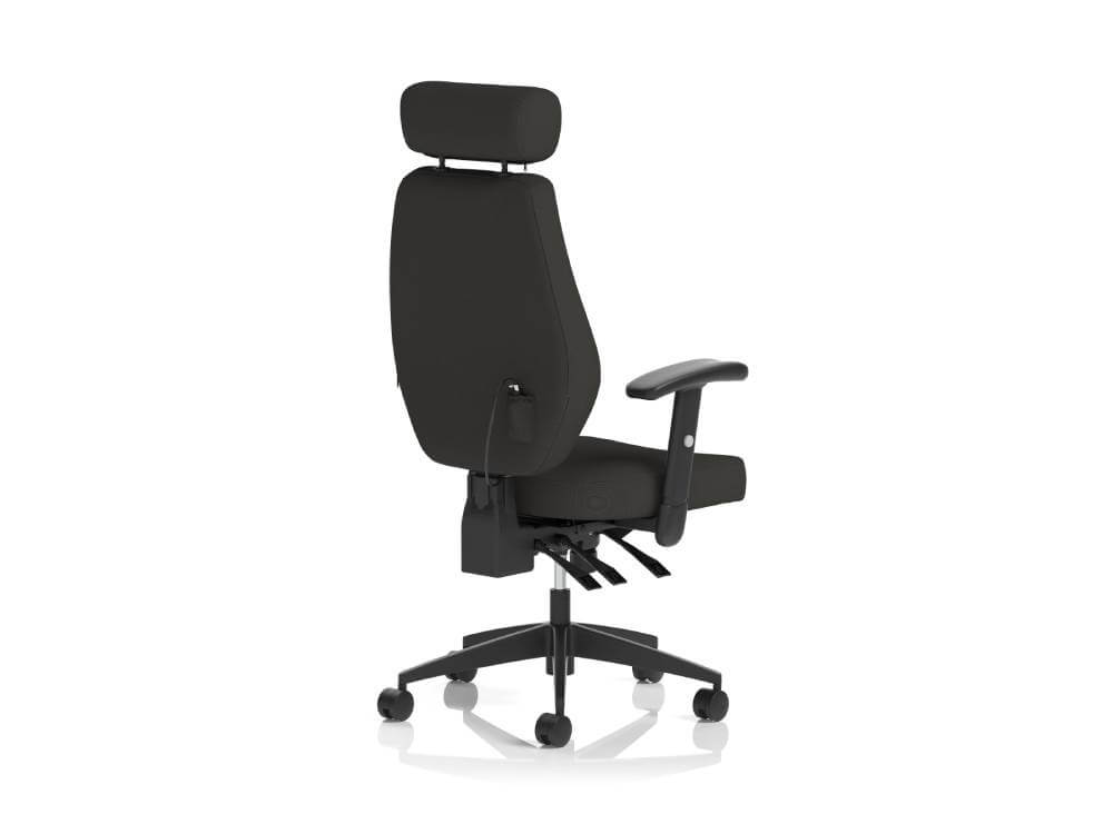 Ness High Back Black Fabric Ergonomic Office Chair With Arms And Headrest 06 Img Ness High Back Black Fabric Ergonomic Office Chair With Arms And Headrest 06 Img