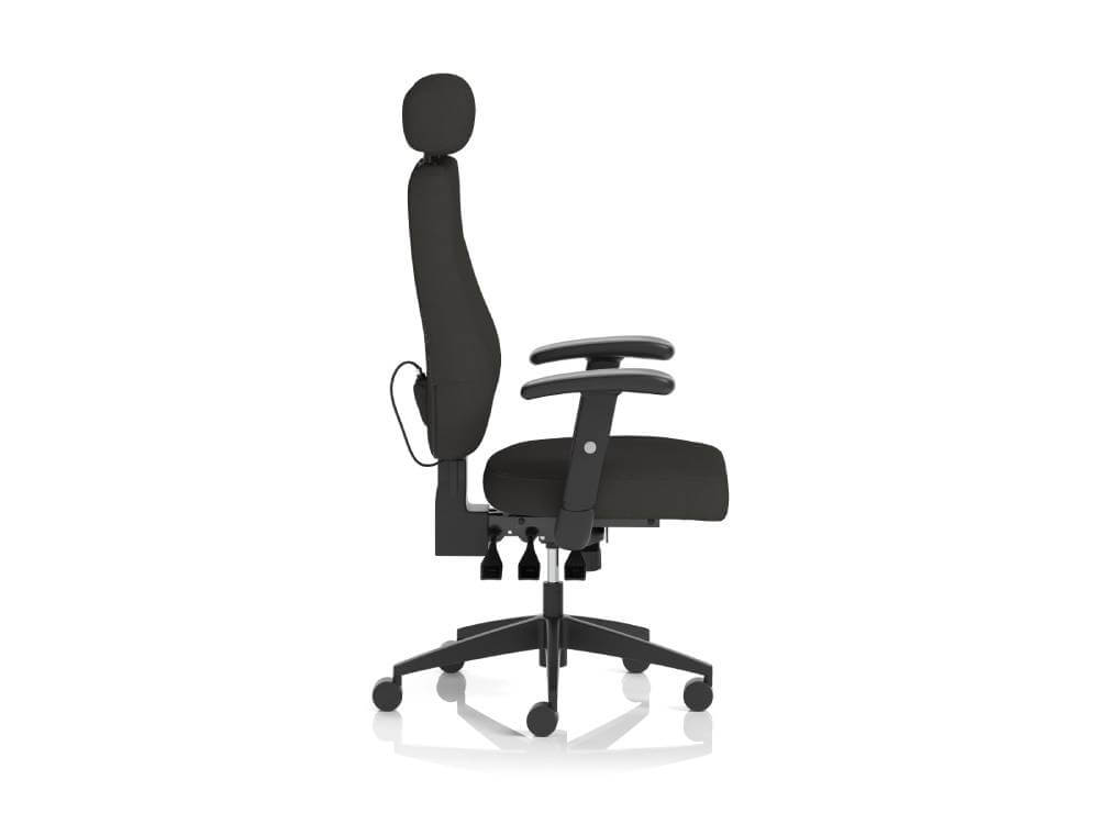 Ness High Back Black Fabric Ergonomic Office Chair With Arms And Headrest 07 Img Ness High Back Black Fabric Ergonomic Office Chair With Arms And Headrest 07 Img