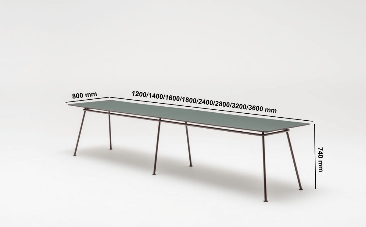 Newisi And Nicasi Bundle Rectangular Shape Meeting Table Size Image (1)