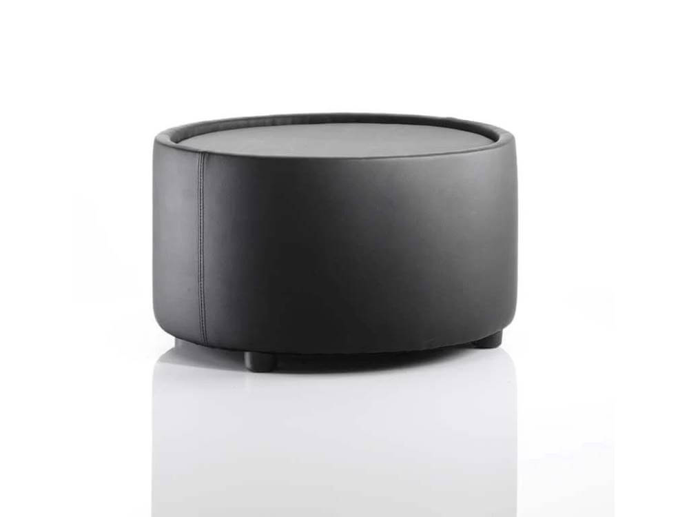 Noe Round Leather Breakout Stool And Table 01 Img Noe Round Leather Breakout Stool And Table 01 Img