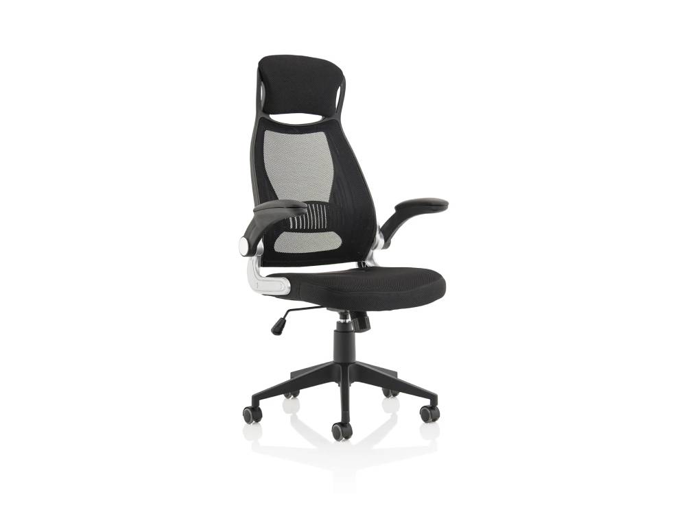 Stormy High Mesh Back Black Executive Office Chair With Armrest 03 Img Stormy High Mesh Back Black Executive Office Chair With Armrest 03 Img