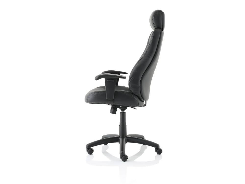 Wendee Medium Back Executive Black Faux Leather Office Chair With Arms 02 Img Wendee Medium Back Executive Black Faux Leather Office Chair With Arms 02 Img