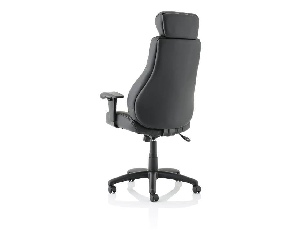 Wendee Medium Back Executive Black Faux Leather Office Chair With Arms 03 Img Wendee Medium Back Executive Black Faux Leather Office Chair With Arms 03 Img