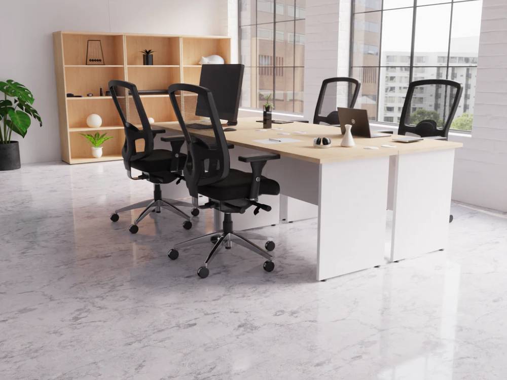 Imara 9 Straight Desk With Panel Leg 01 Imara 9 Straight Desk With Panel Leg 01