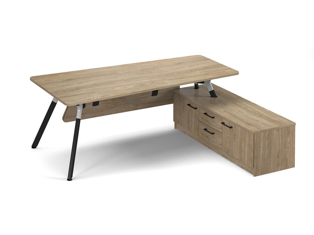 Analia 1 Wood Executive Desk With A Frame Leg 02 Img Analia 1 Wood Executive Desk With A Frame Leg 02 Img