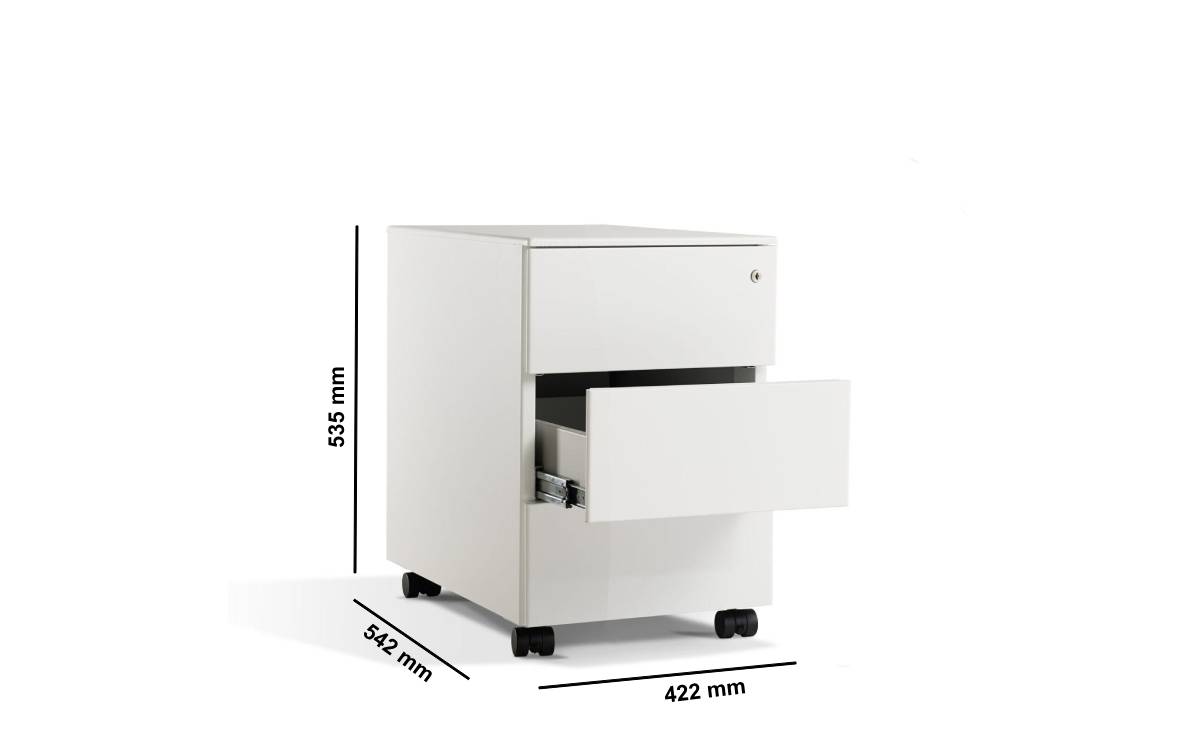 Foy Under Desk Mobile Pedestal Dimensions Img
