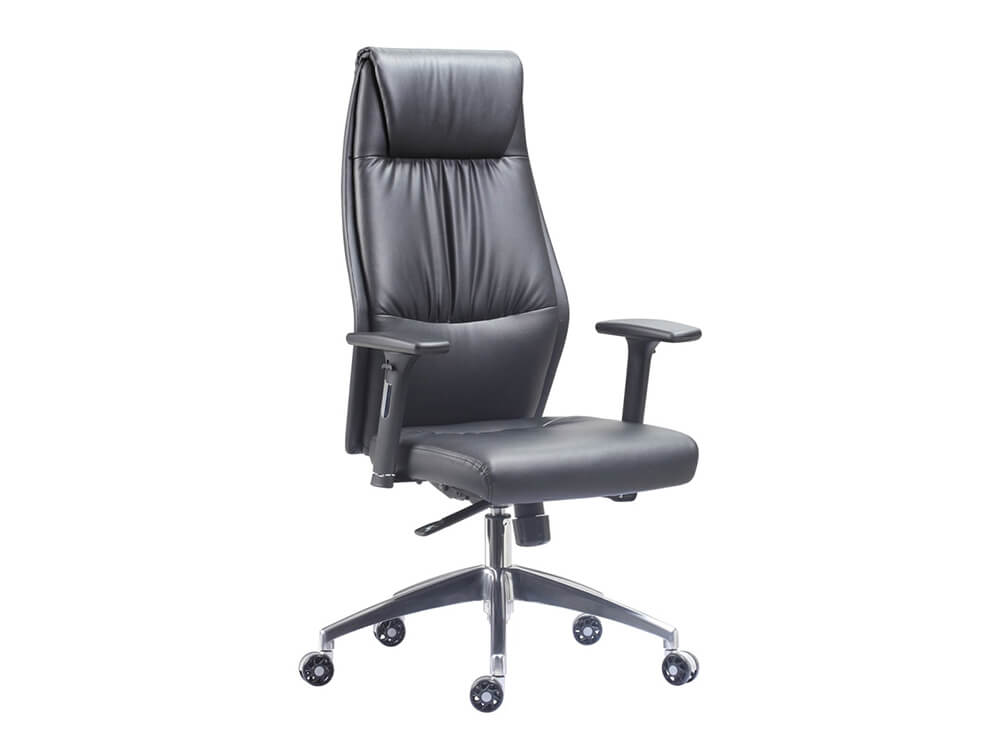 Milena Black Faux Leather High Back Executive Chair 02 Milena Black Faux Leather High Back Executive Chair 02