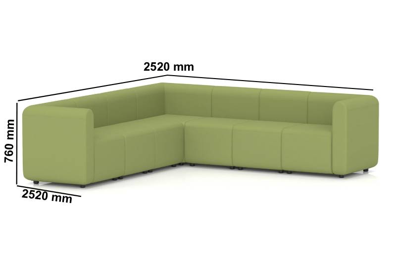 Malizi 1 – L Shaped Corner Sofa With Arm Dimensiosn Img