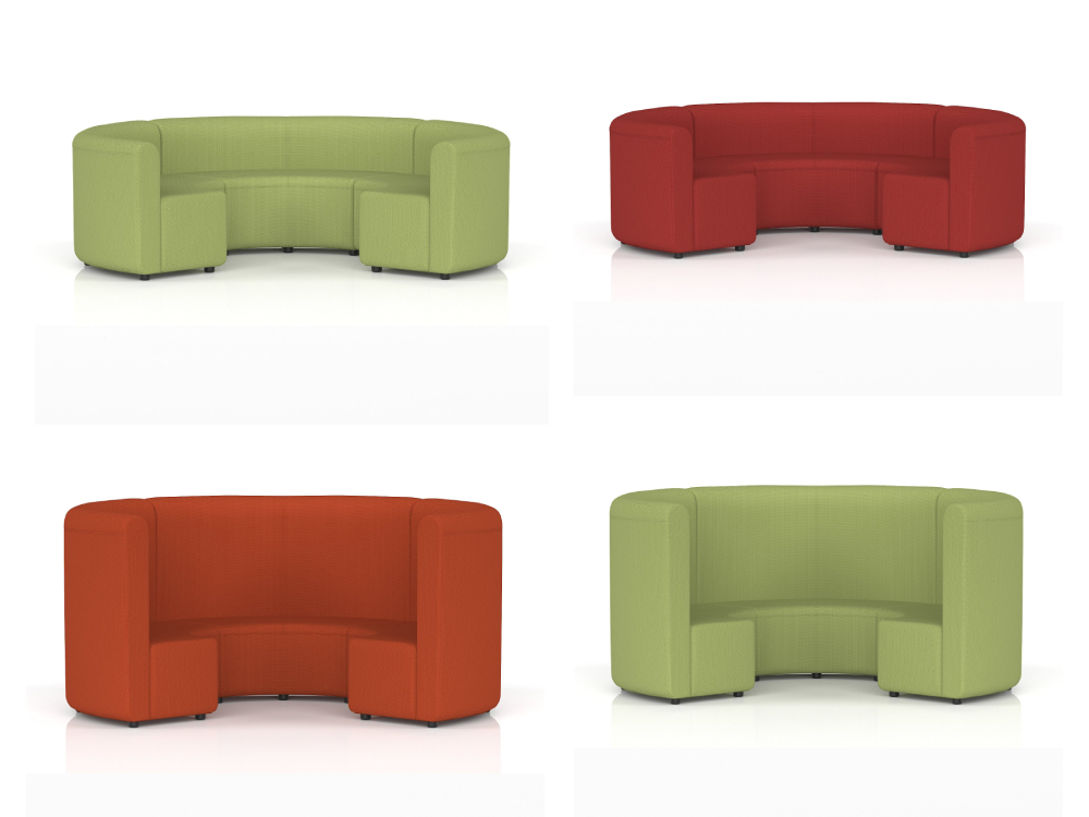 Malizi 3 – High And Low Back Circular Booth With Table 12 Malizi 3 – High And Low Back Circular Booth With Table 12