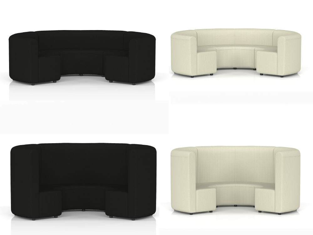 Malizi 3 – High And Low Back Circular Booth With Table 13 Malizi 3 – High And Low Back Circular Booth With Table 13